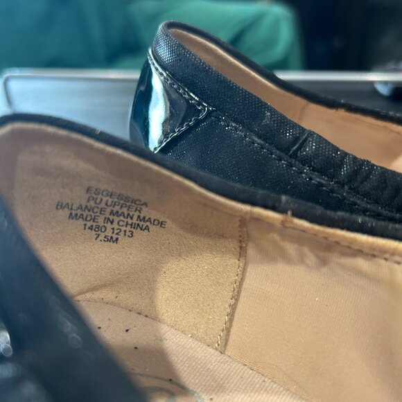 360 by Easy Spirit Black Flats Size 7.5 - Picture 2 of 5